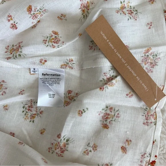 🌿|NWT| Reformation Pam Linen Two Piece Set - Picture 13 of 16
